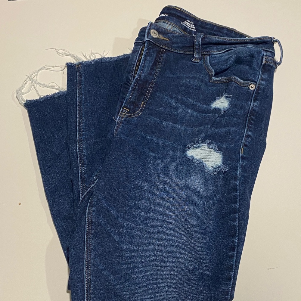Old Navy Dark Blue Skinny Jeans